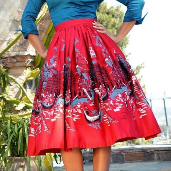 Pinup Couture Dresses & Skirts - 🇮🇹 Pinup Couture Italian Pinup Circle Skirt Pockets